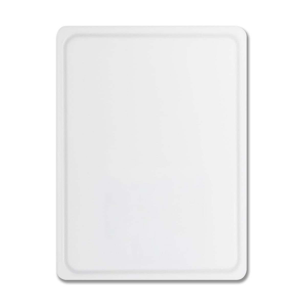 Dexas NSF Polysafe Cutting Board with Handle, 8.5 by 11 inches, White