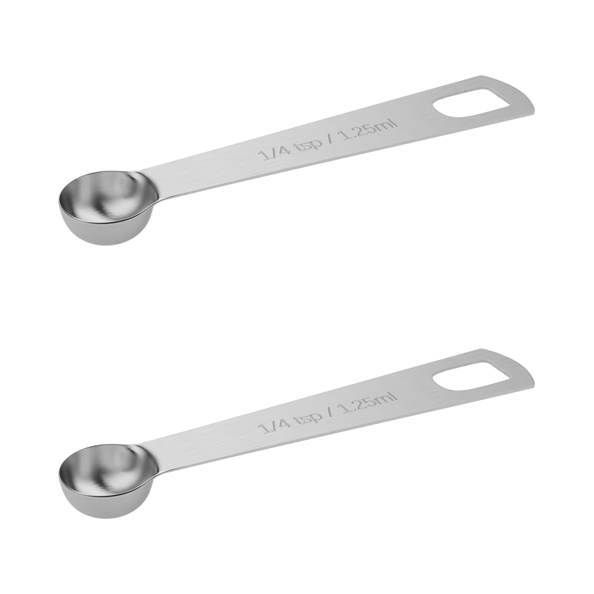 5PCS 1tsp(1/3tbsp, 5ml) Measuring Spoon, Stainless Steel Teaspoon