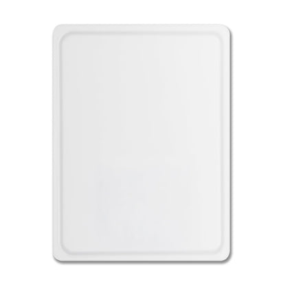 Dexas NSF Polysafe Cutting Board with Handle, 8.5 by 11 inches, White