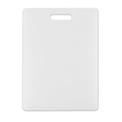 Dexas NSF Polysafe Cutting Board with Handle, 8.5 by 11 inches, White