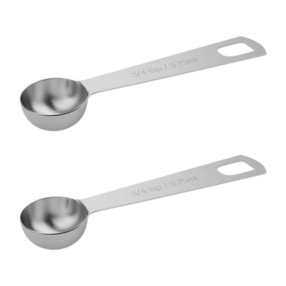 5PCS 1tsp(1/3tbsp, 5ml) Measuring Spoon, Stainless Steel Teaspoon