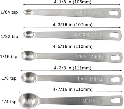 1Pack Mini Measuring Spoon Set, Small Teaspoon for Tiny Measurement