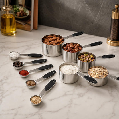 10-Piece Magnetic Measuring Cups and Spoons Set