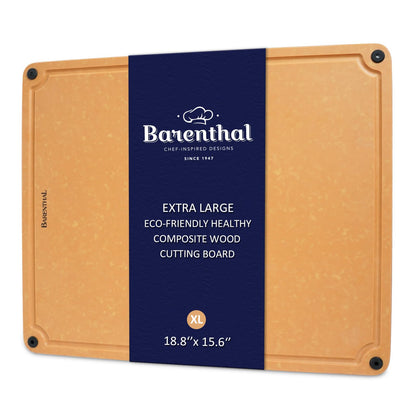 Cutting Boards for Kitchen Dishwasher Safe Eco-Friendly Composite Cutting Board Set of 2, Reversible Chopping Board with Handles & Juice Grooves, Small & Large Cutting Board for Countertop