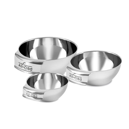 All-Clad Stainless Steel 4-Piece Measuring Spoon Set, Kitchen Tools