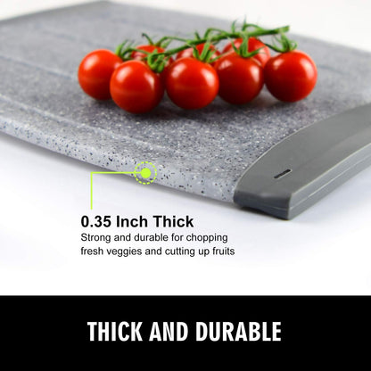 7.48" Small Plastic Cutting Board for Small Kitchen Task (Grey)