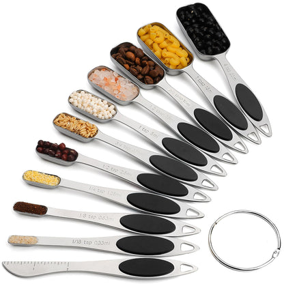Magnetic Measuring Spoons Set Stainless Steel Magnetic Measuring Spoons