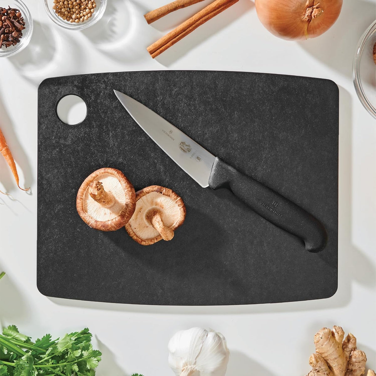 Epicurean Kitchen Series 11.5x9 Cutting Board, Composite, USA Made, Slate