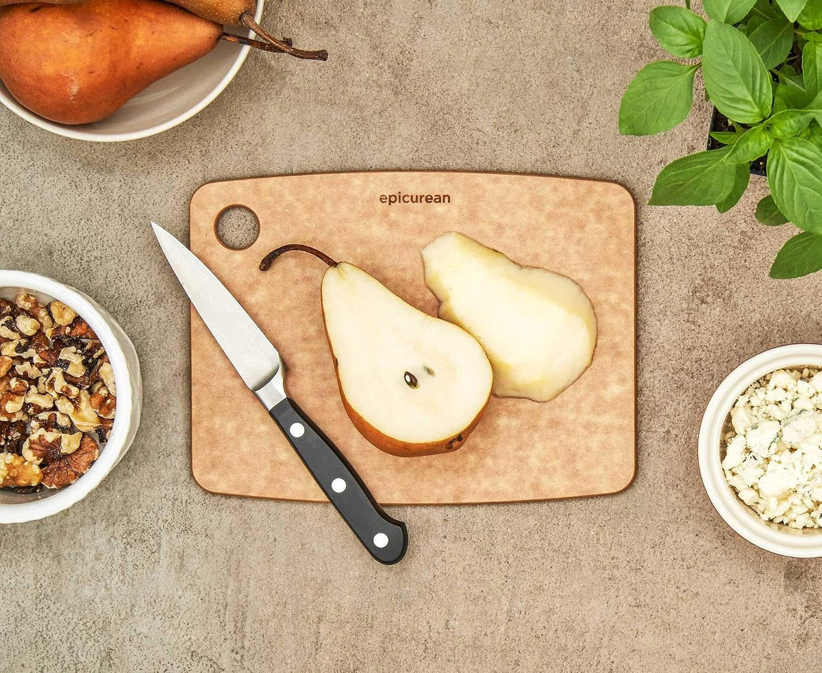 Epicurean Kitchen Series 8" × 6" Cutting Board, Non-toxic, Natural