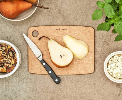 Epicurean Kitchen Series 8" × 6" Cutting Board, Non-toxic, Natural