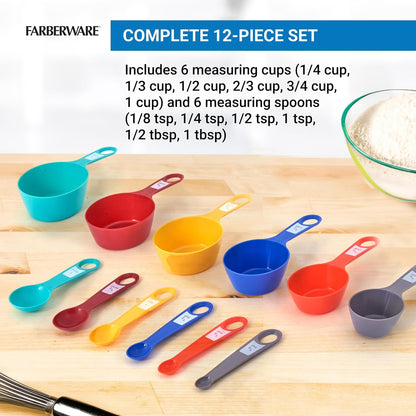 Farberware Measuring Cups and Spoons Set 12 Piece Rainforest