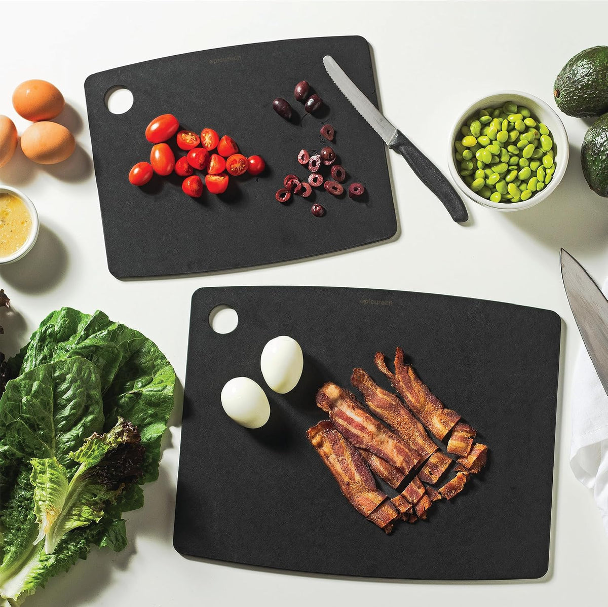 Epicurean Kitchen Series 11.5x9 Cutting Board, Composite, USA Made, Slate